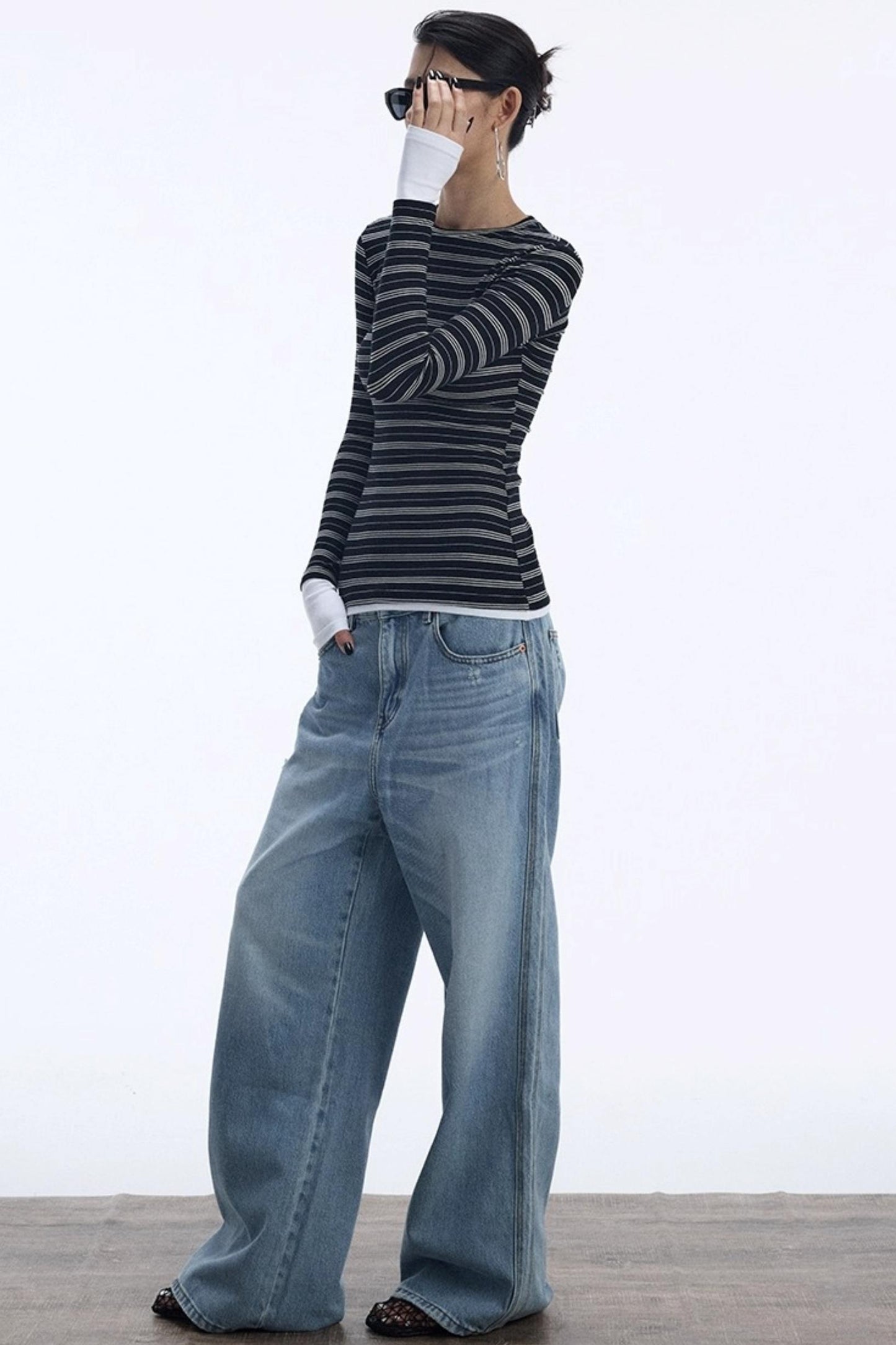 Striped Crew Neck Top