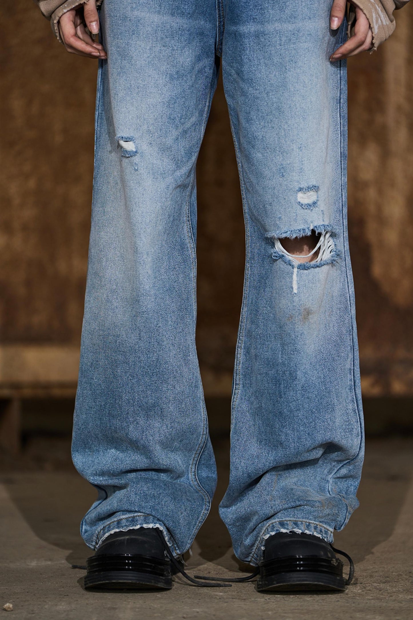 Handcrafted Cat Whiskers Jeans