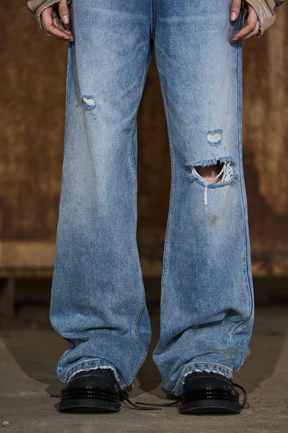 Handcrafted Cat Whiskers Jeans