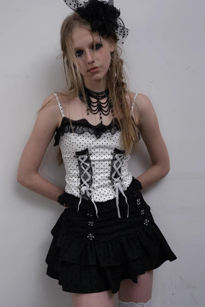 Gothic Lace Mini Top