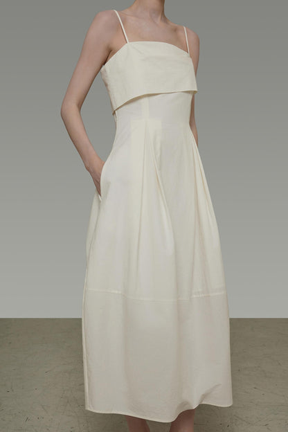 Flipped Neckline Dress