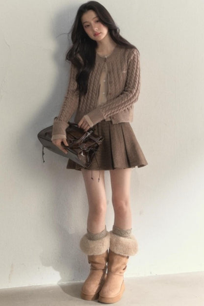 Fake Two Gentle Knit Sweaters