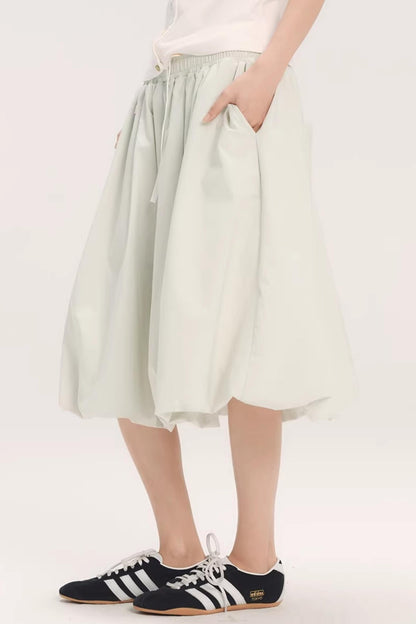 Dog Paw Embroidered Floral Skirt