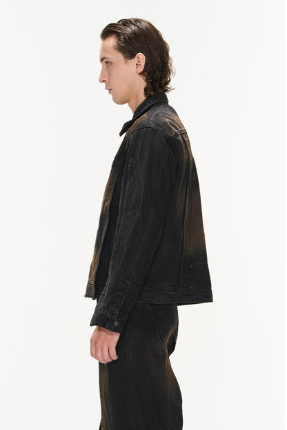 Aged Fall Denim Jacket