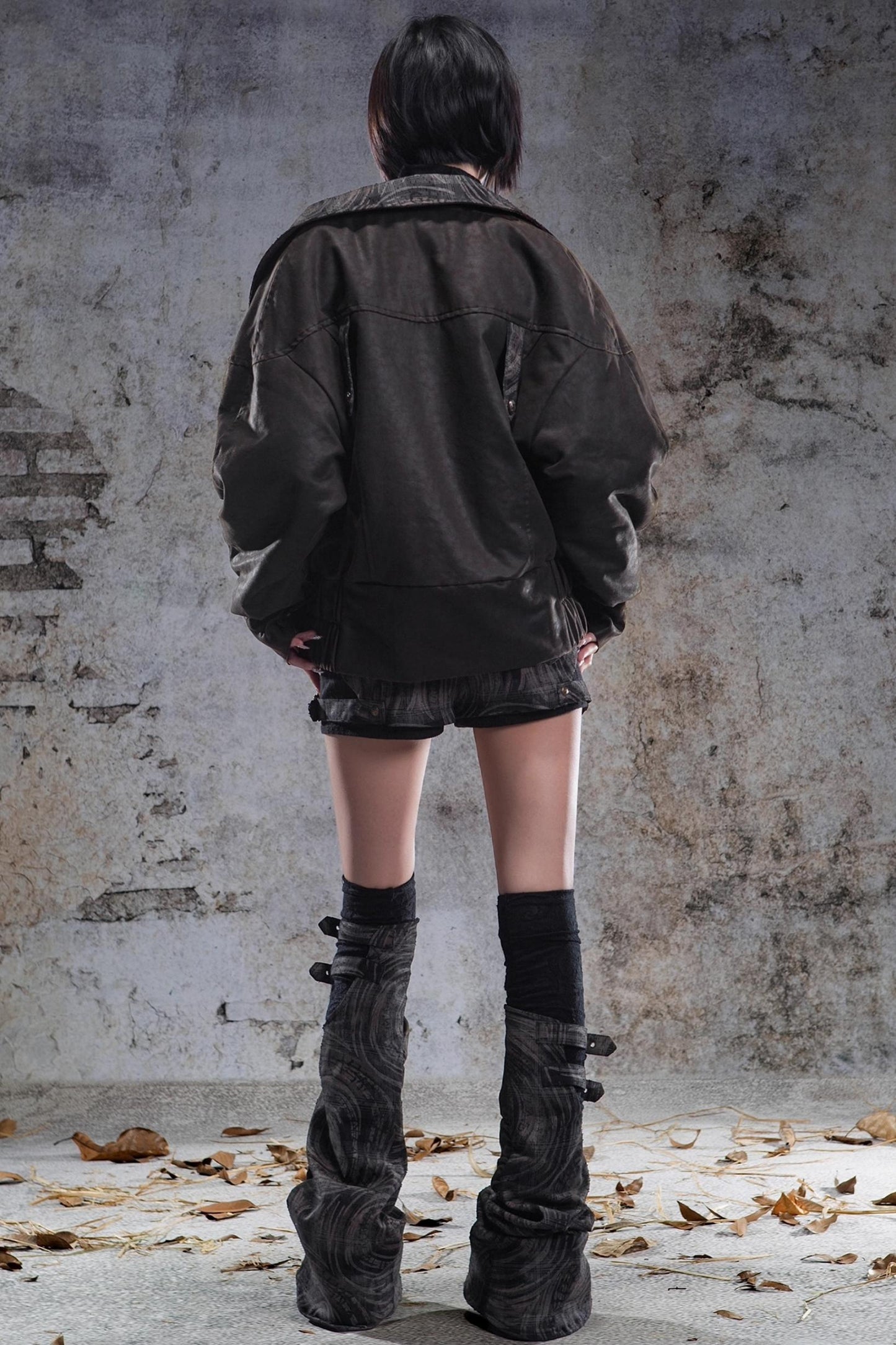 Original Retro Heavy Buckle Flight Jacket