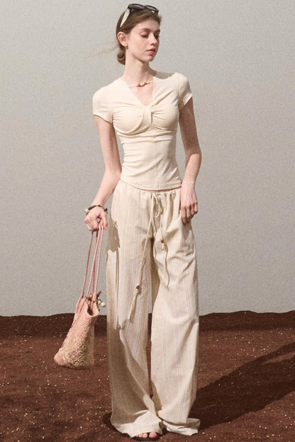 Amber Striped Pants Set-Up