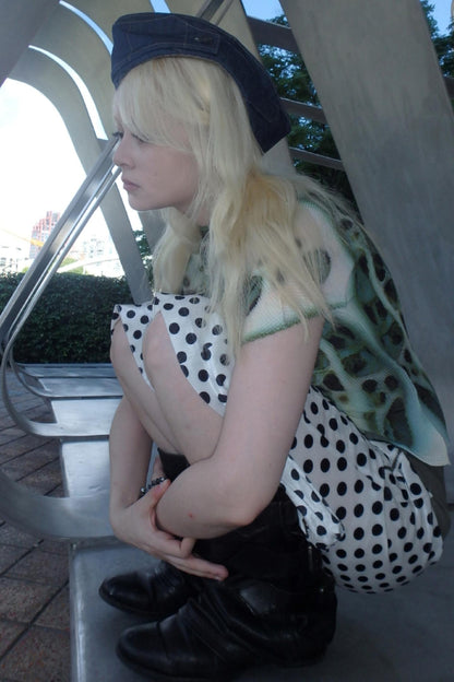 Front Polka Dot Pants