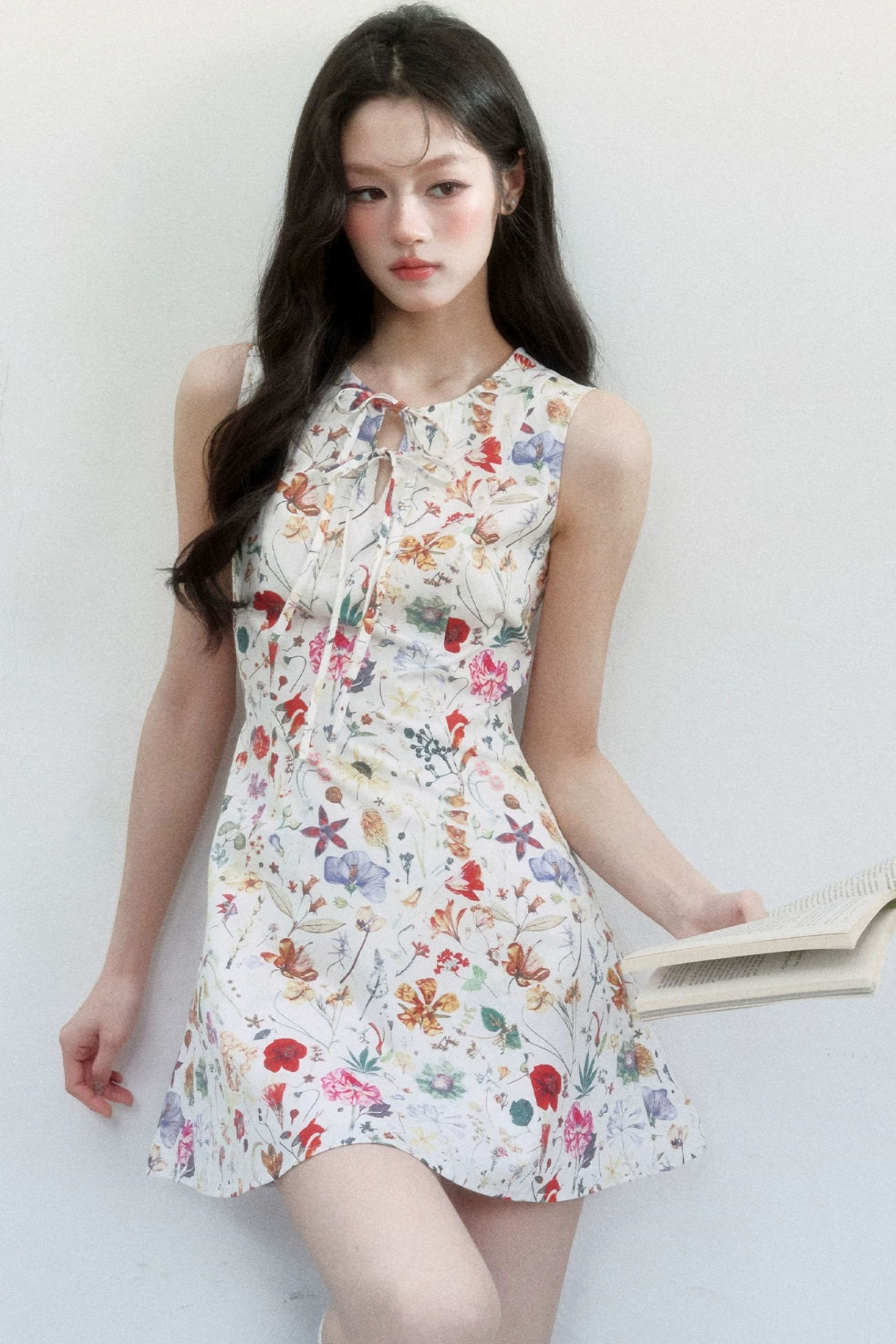 Pastoral Floral Cotton Dress