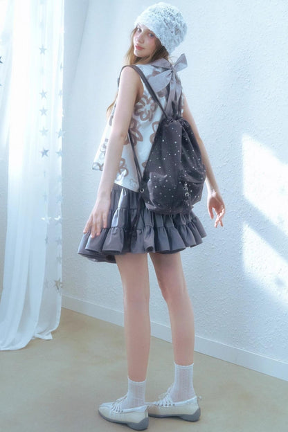 Floral Bow Back Blouse