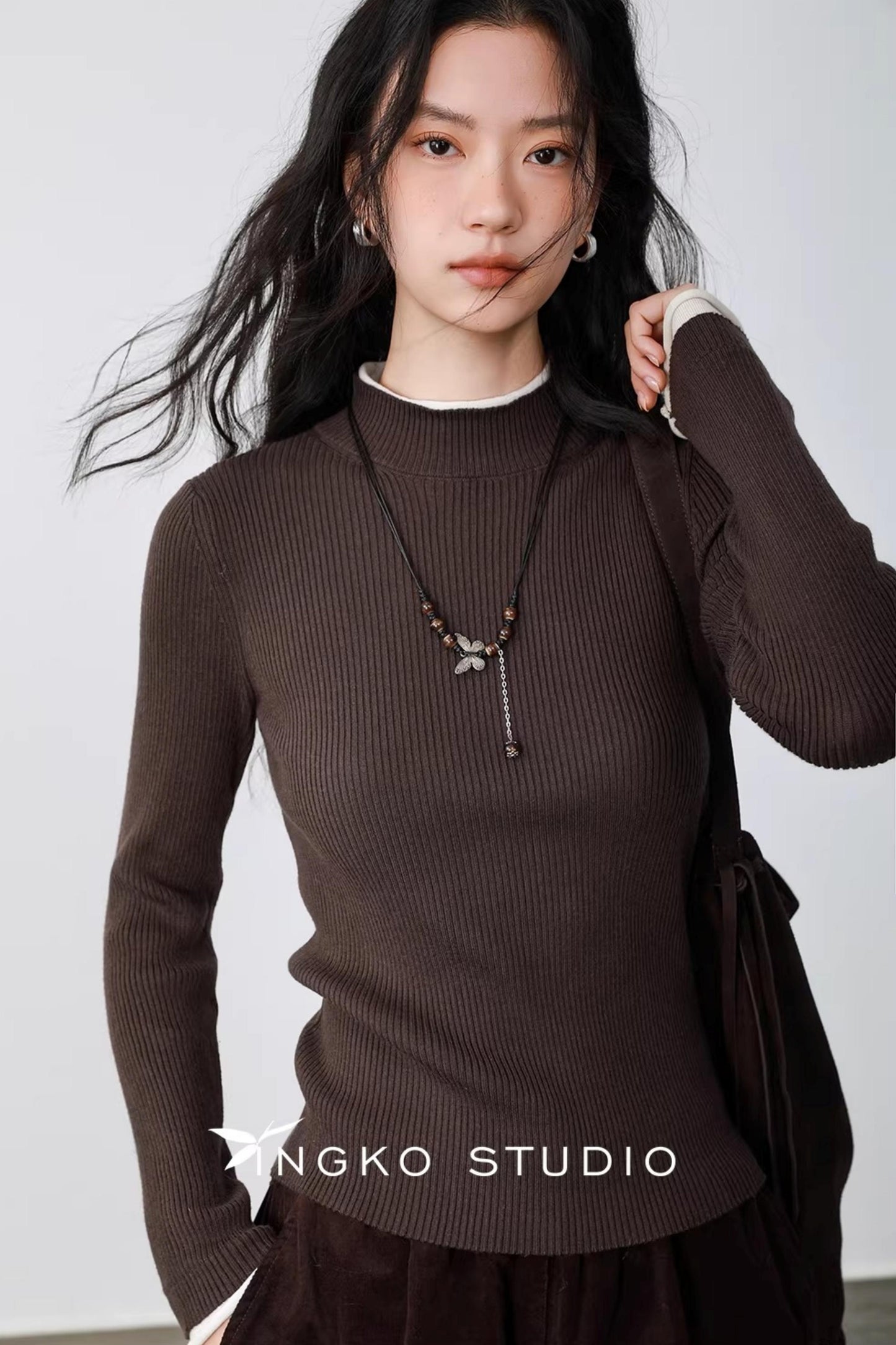 Autumn Leaf Color-Block Sweater