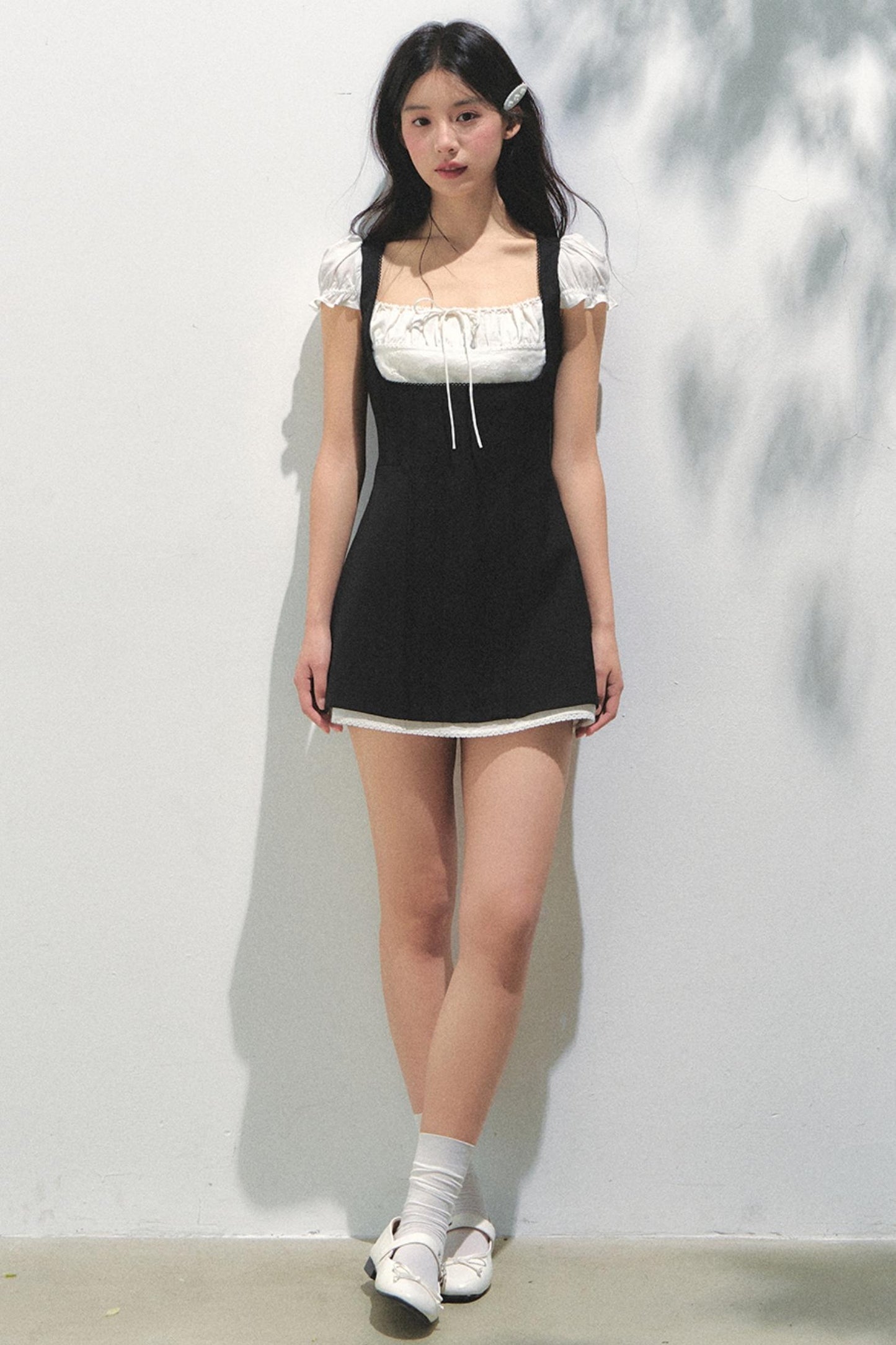 Eden Colorblock Square Neck Dress