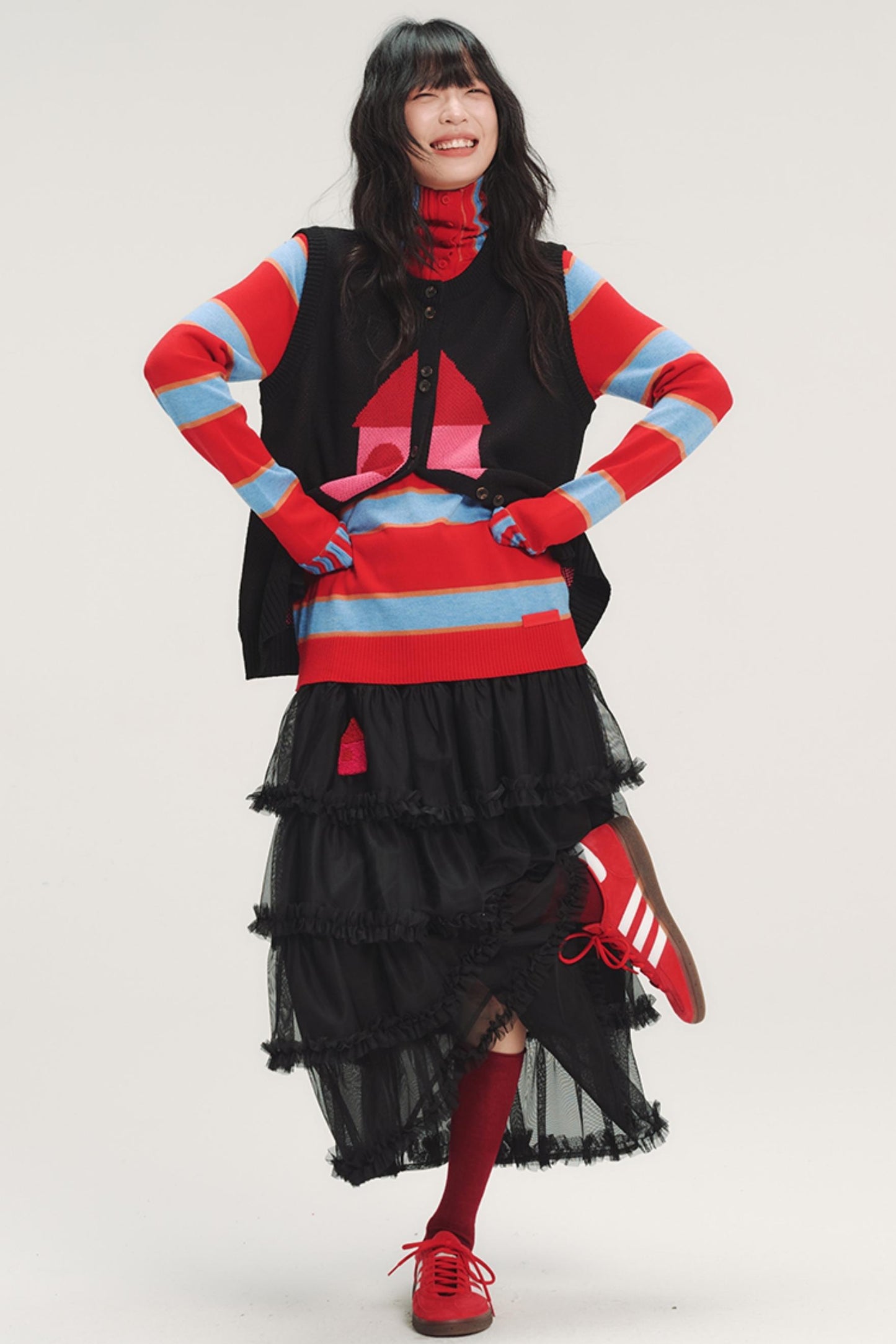 Red House Jacquard Wool Vest