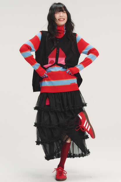 Red House Jacquard Wool Vest