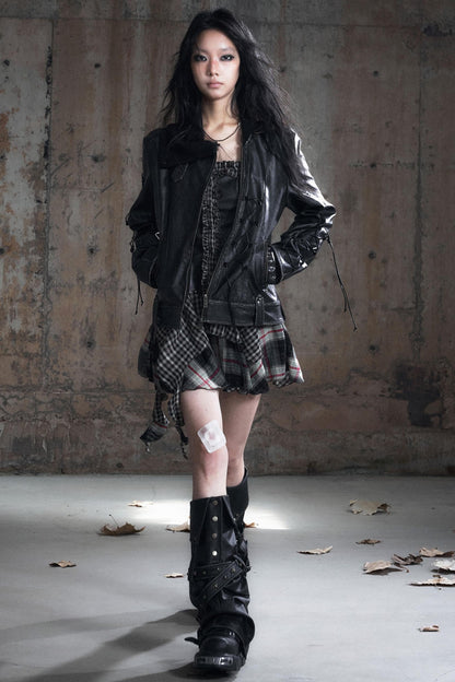 Polished Leather Boot Cover