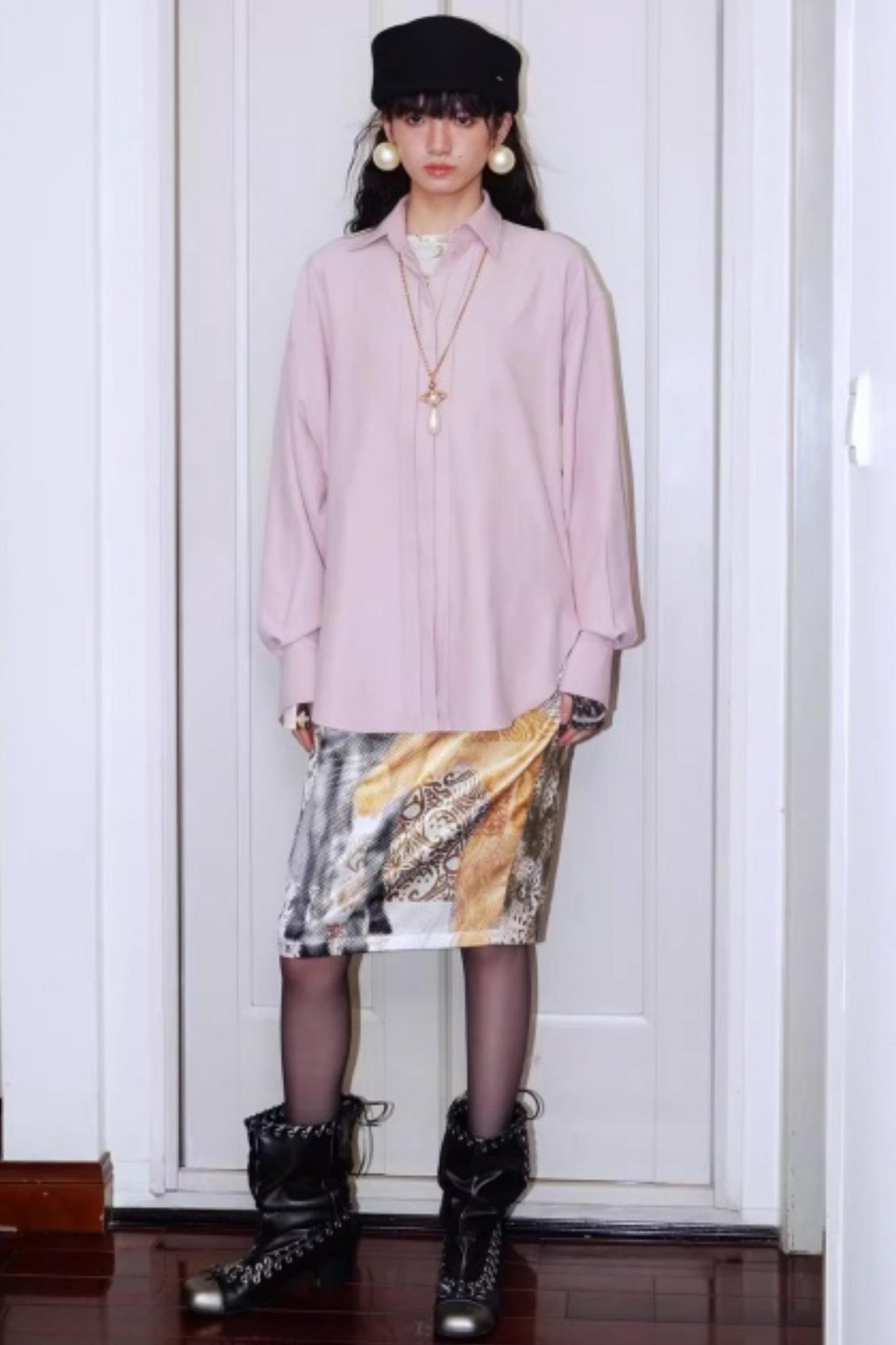 Vintage Brushed Loose Casual Top Shirt