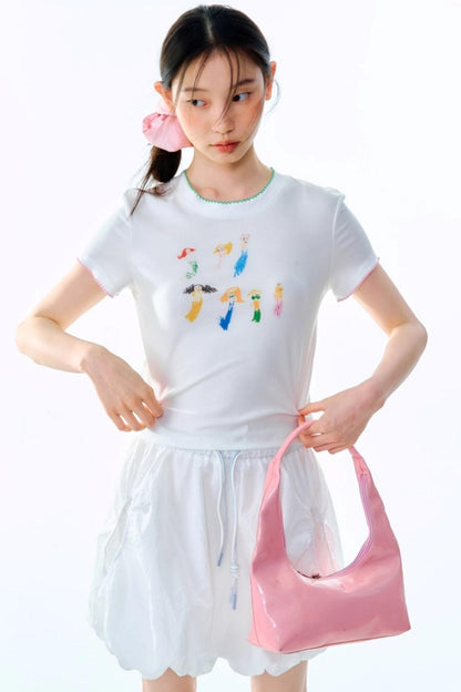 Mermaid Hand-Painted Tee