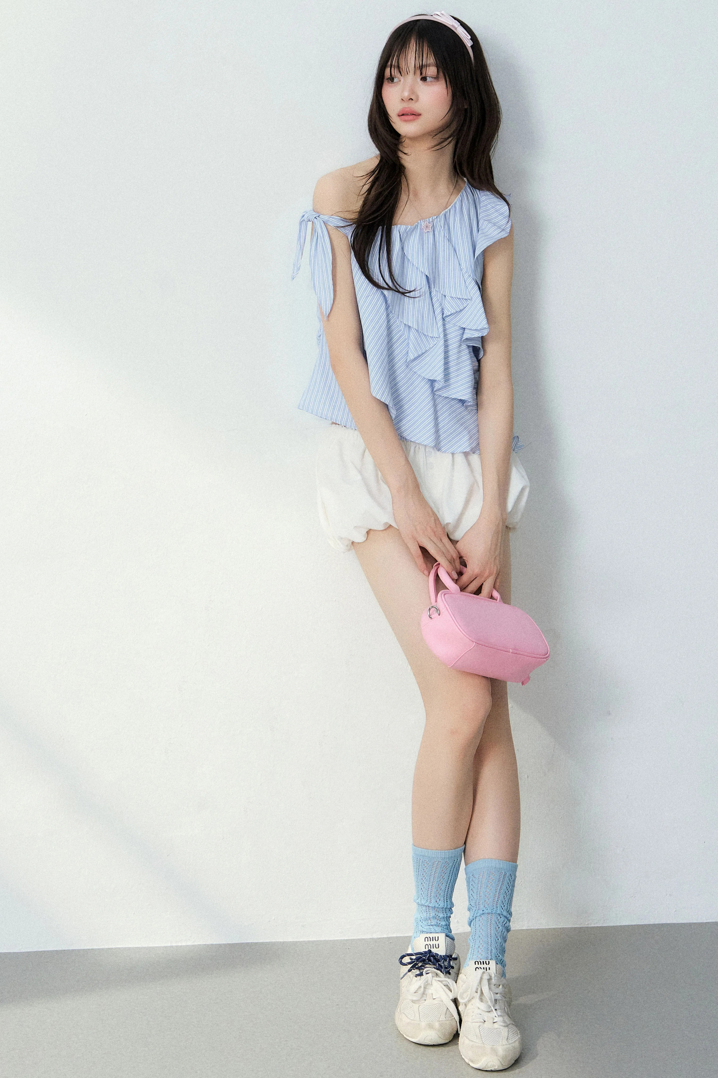 Butterfly Asymmetrical Off-Shoulder Top