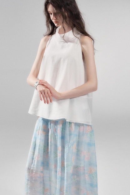 Dandelion Draped Vest Top