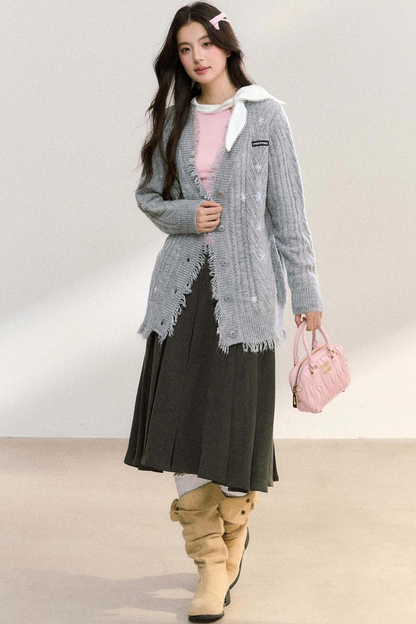 Floral V-Neck Cardigan