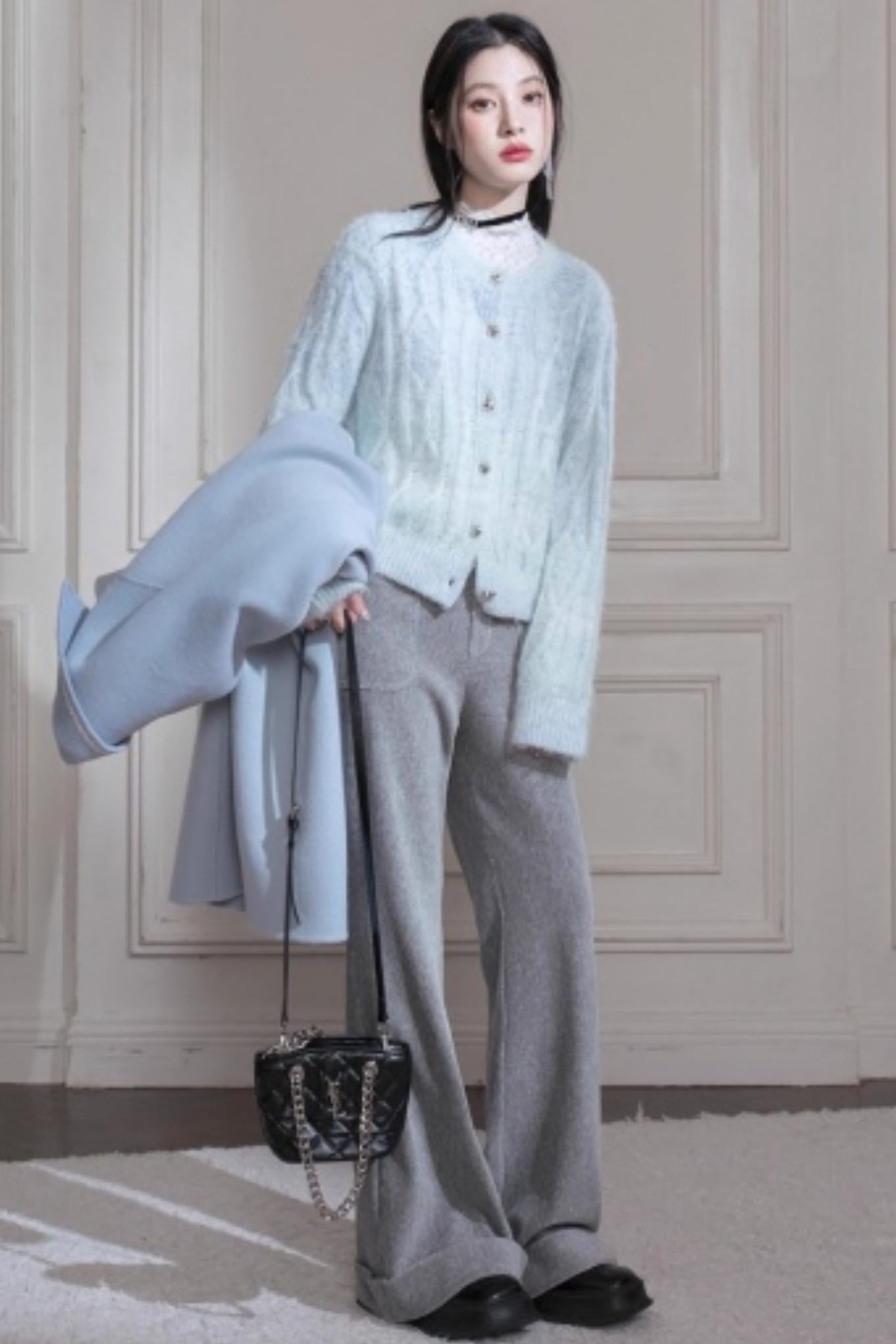 Snow Melt Corduroy Flared Pants