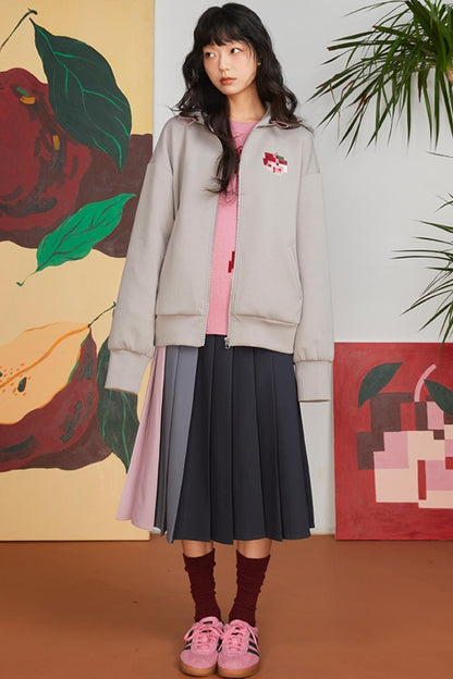 Retro Pixel Apple Hooded Top