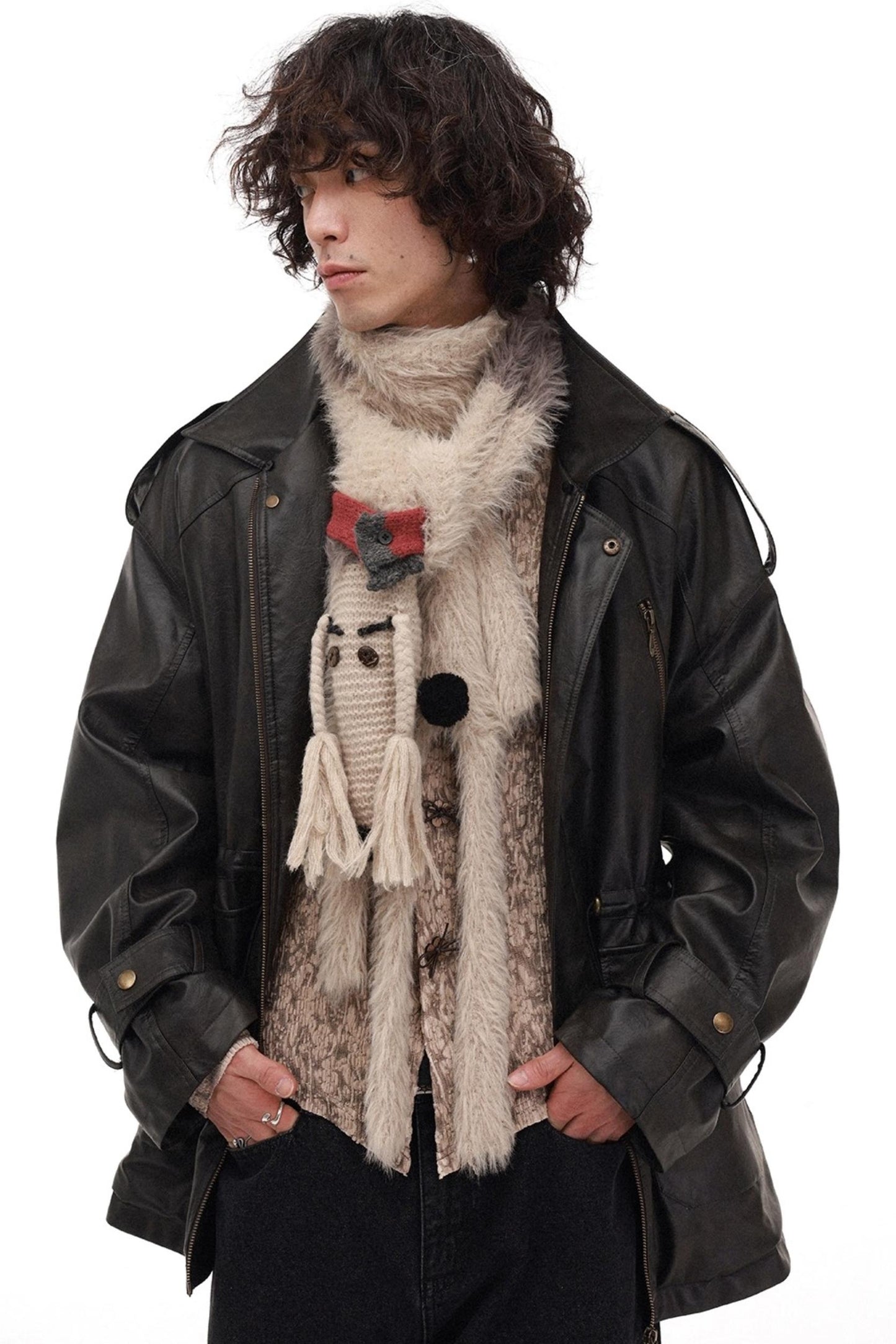 Mohair Wool Puppy Scarf