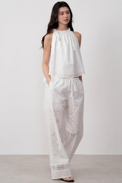 Resort Lace Straight Pants