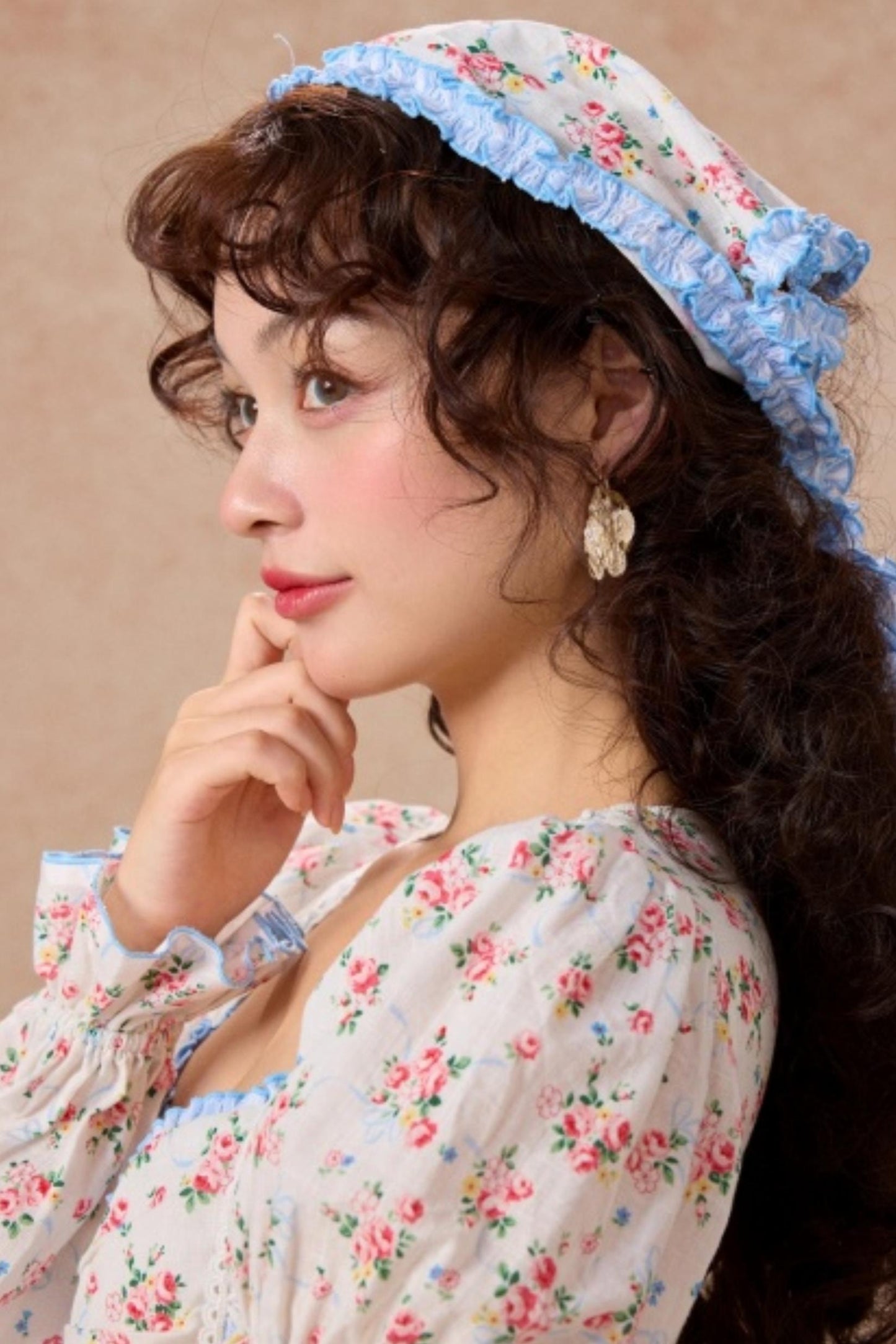 Blue French Pastoral Dress Set-Up