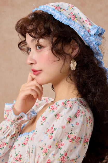 Blue French Pastoral Dress Set-Up