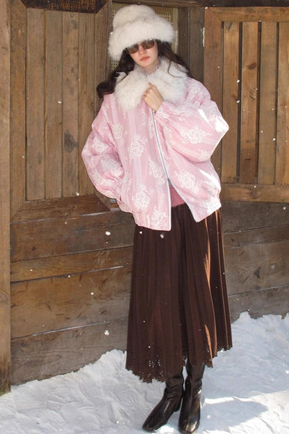 Rin's Poem Pleated Skirt