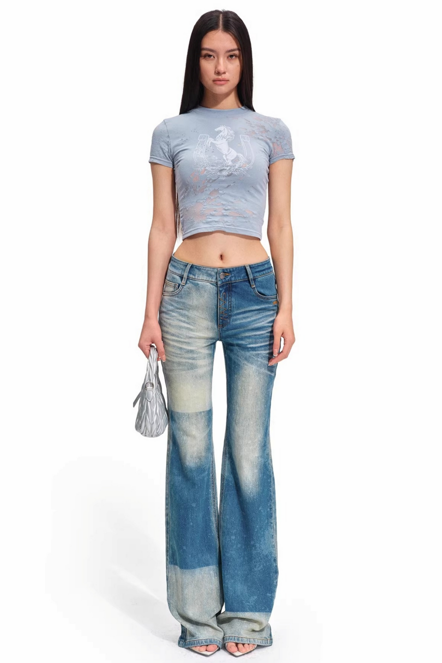 Equestrian Floral Pony Tee