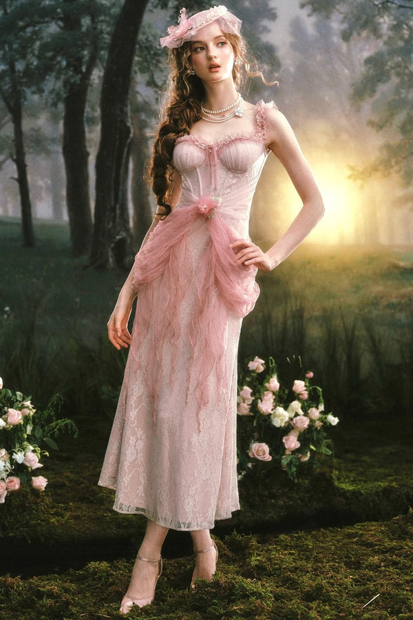 Pink Fairy Dress Staycation Dress Set-Up