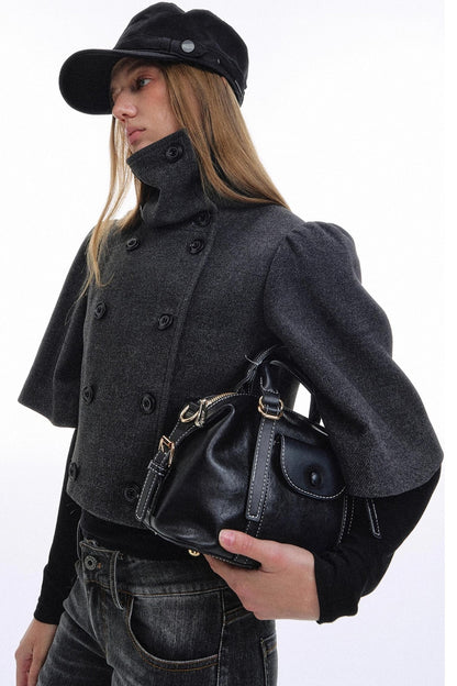 Retro Palace Wool Cape Jacket