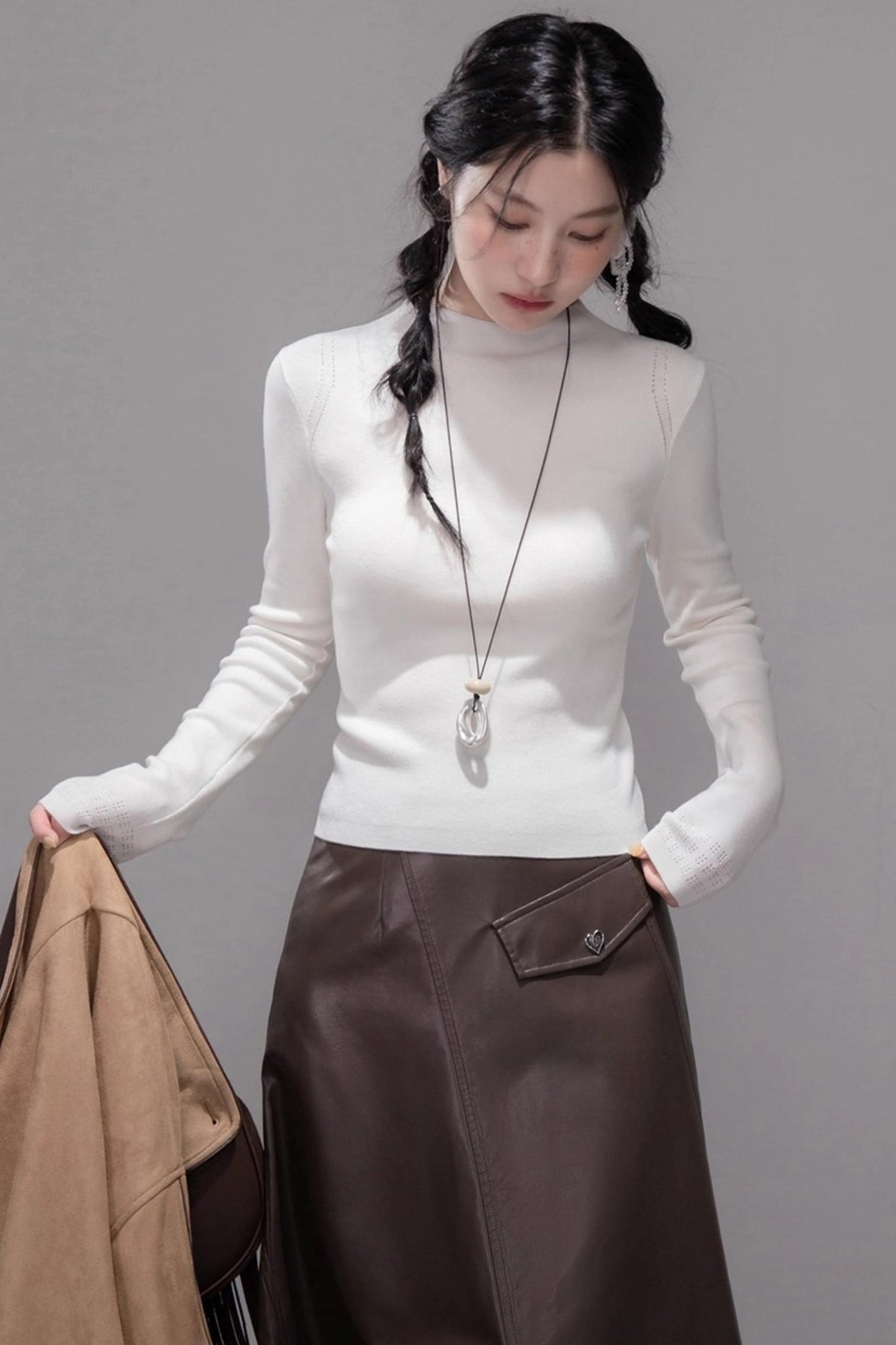 Bright Moon Wool Tempering Base Layer Top