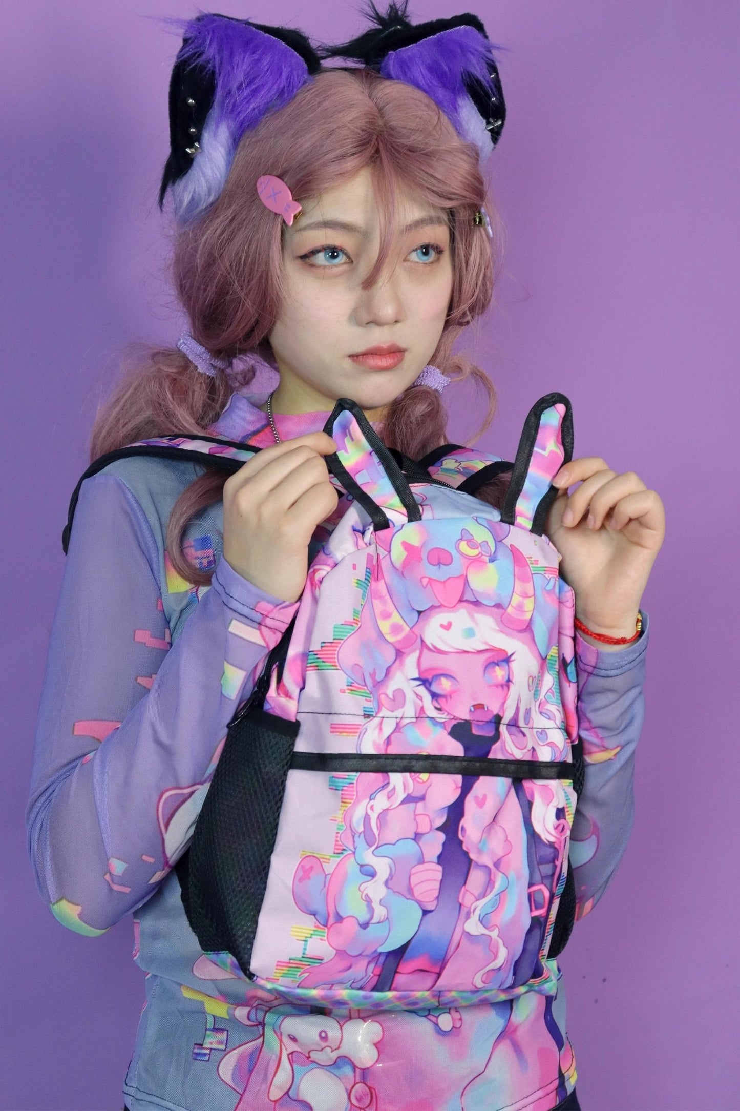 Sweet Spicy Long-Sleeved Mesh T-Shirt