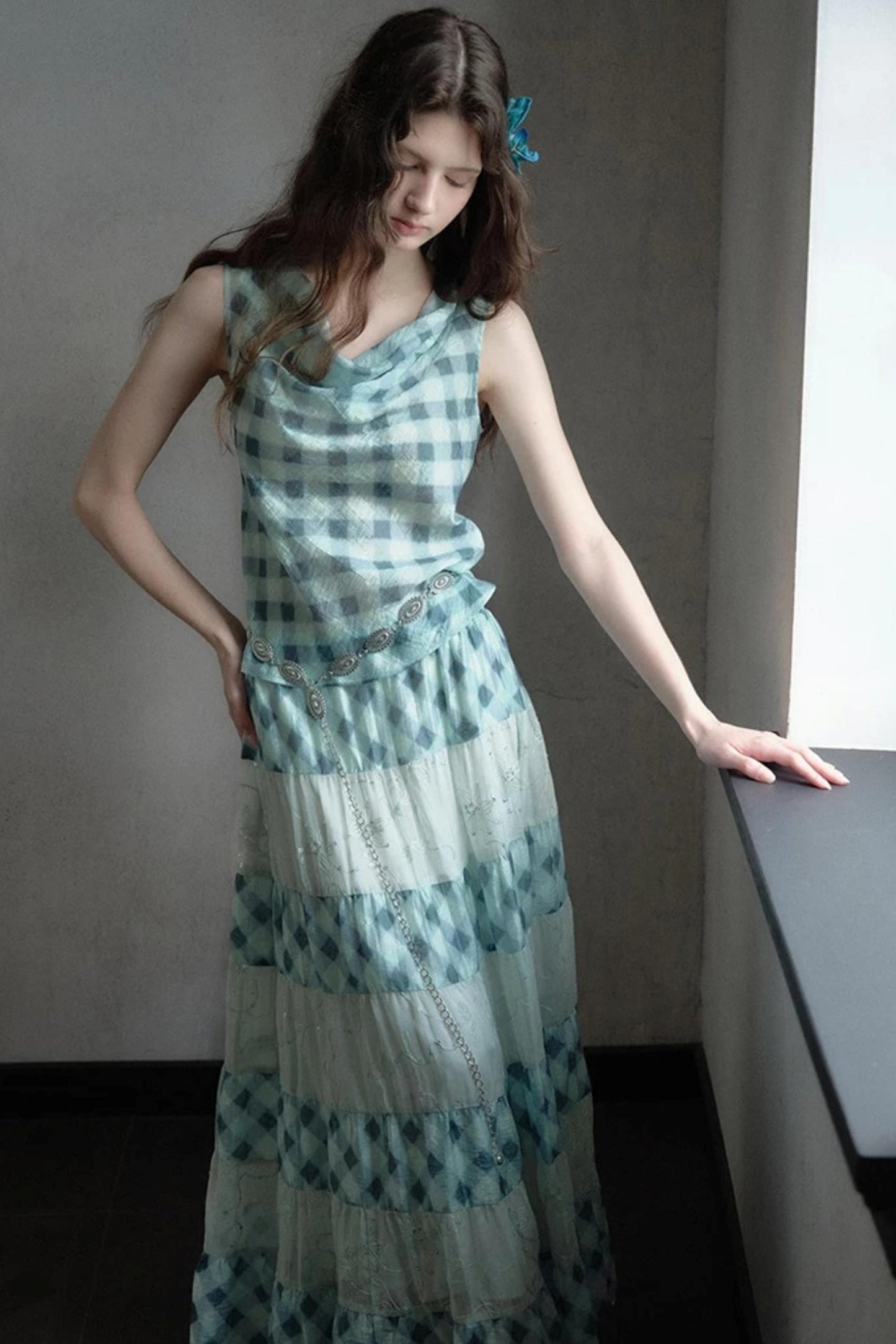 Blue Island Reversible Vest Top