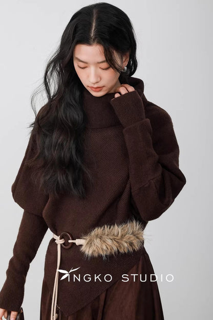 Ingko Latte Batwing Sweater