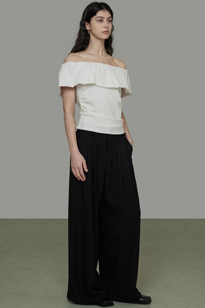 Modern Off-Shoulder T-Shirt