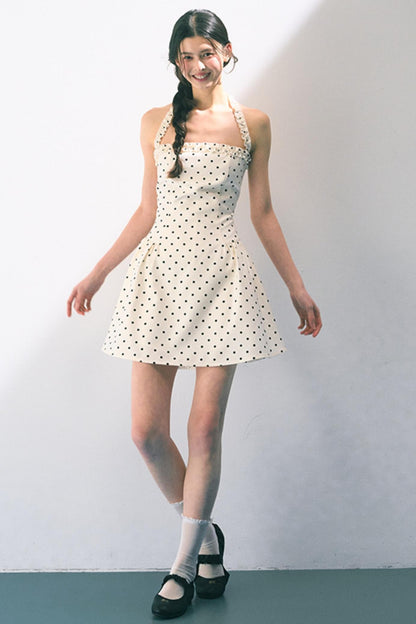 Summer Polka Dot Sheath Dress