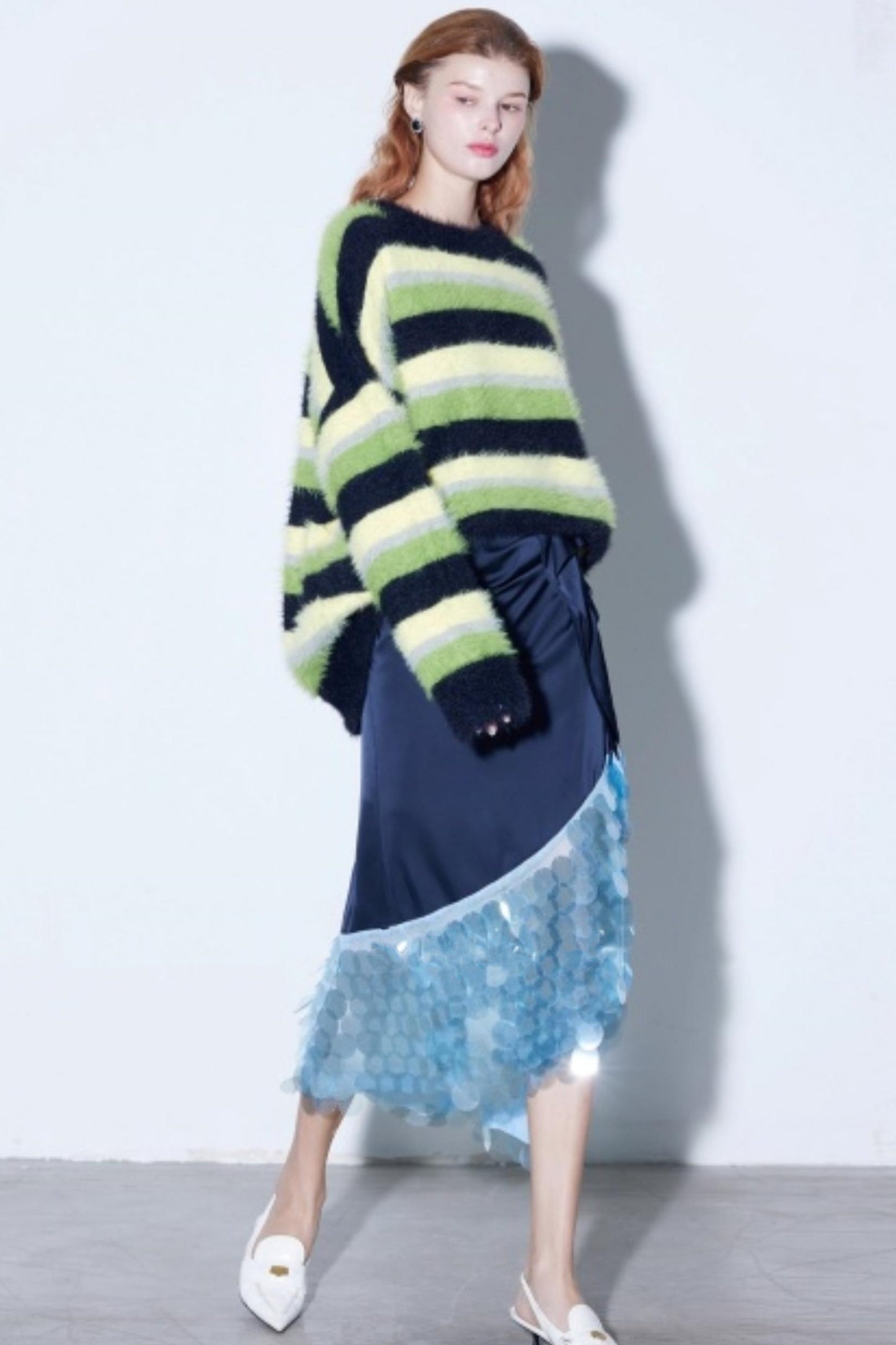 Retro Striped Winter Sweater