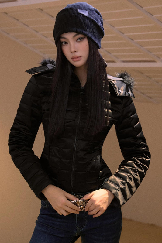 Winter Fur Collar Down Jacket