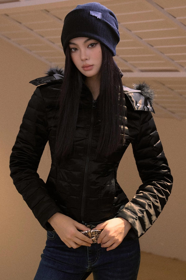 Winter Fur Collar Down Jacket