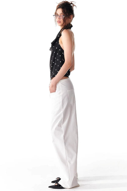 Silver Sleeveless Top