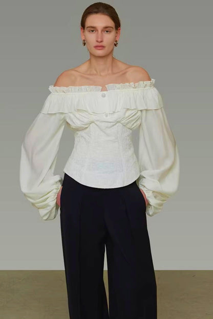 Double-Layer Ruffle Top