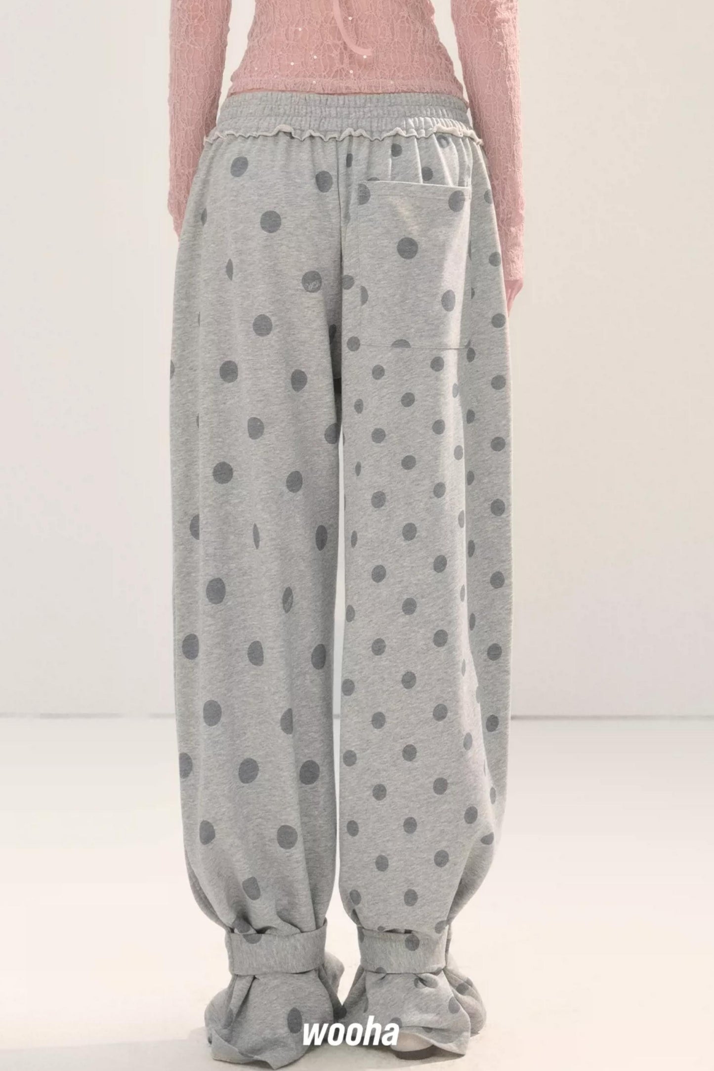 Two-Way Polka Dot Pants