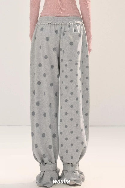 Two-Way Polka Dot Pants