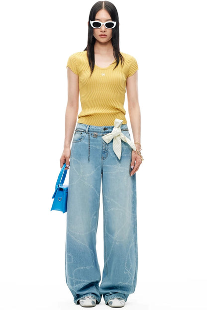 Silk-Cotton Knit Top