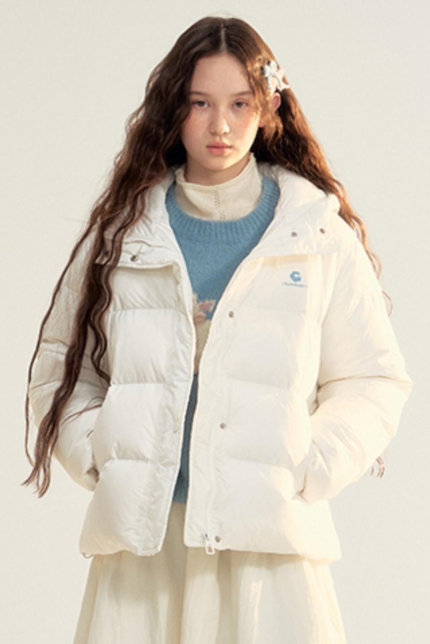 Winter Essential White Duck Down Jacket