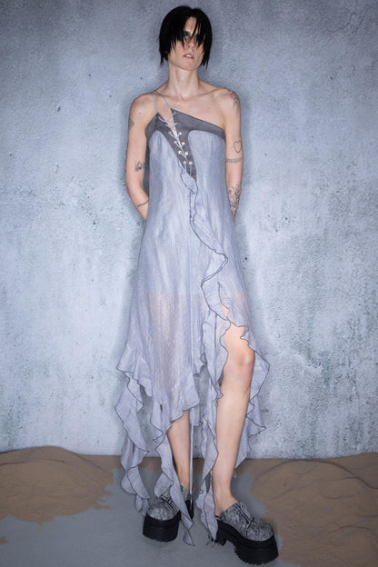 Nomad Ruffled Asymmetry Dress