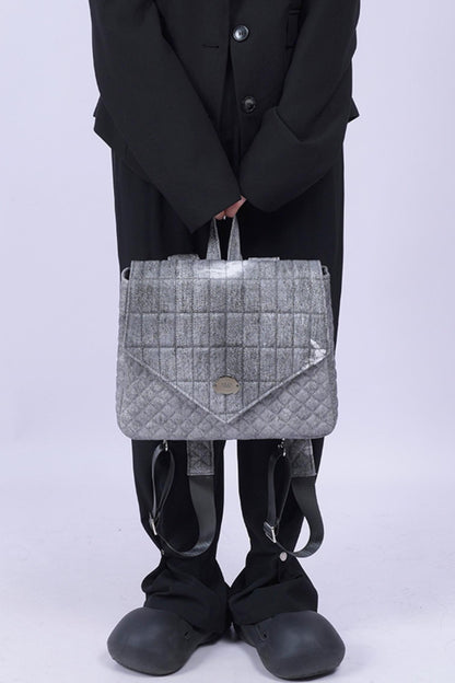 Triangle Flap Rucksack Bag